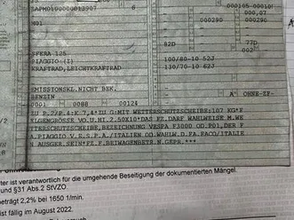 piaggio vespa sfera 125