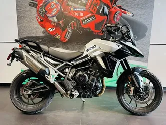 2024 triumph tiger 900 gt snowdonia white / sapphire black