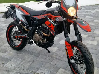 fb mondial smx 125 mit gpr auspuff