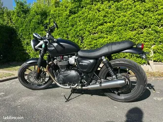triumph street twin a2 noir mat
