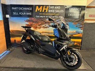 2022 bmw c400 c400 x 2100 miles black scooter petrol automatic