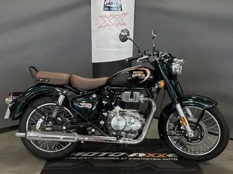 royal enfield classic 350 chrome 2024 1 cm3 | moto routière | 400 km | vert | 12850 onet-le-château
