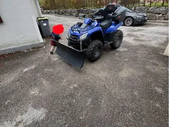 quad kymco lame à neige