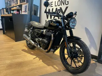 triumph street twin 900 - gold line edition - bridable a2 - 9300 kms - octobre 2021 - 1ere main