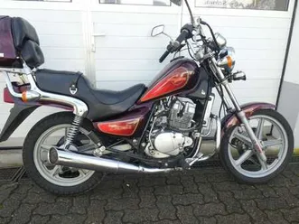 hyosung cruise ii 125 chopper, 1.hand, bastlerfahrzeug rood