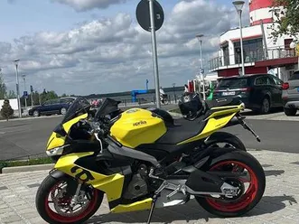 aprilia rs660 acid gold gelb 48ps für a2-führerschein 35kw 35 kw a2