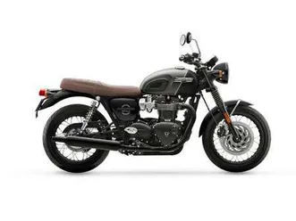 triumph bonneville t120 black zilver