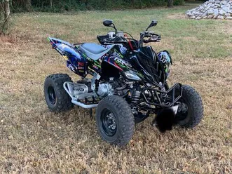 yamaha raptor 700r atv quad schwarz