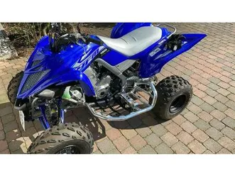 yamaha raptor 700r se quad atv blau