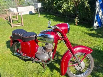 jawa 175 typ 356 baujahr 1957 ddr originalbrief patina sammler