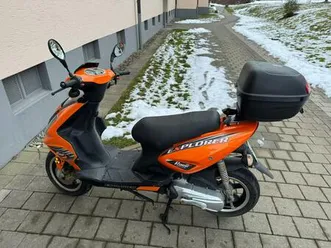 50 ccm roller mit helmbox - explorer race 50 gt