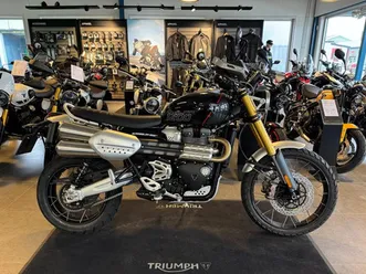 triumph scrambler 1200 xe superkampanj! sänkt 14.000:- + att du får välja tillbehör för 5000:- • 2025