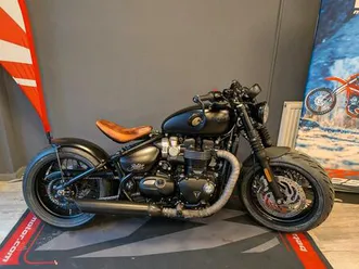 triumph bonneville bobber , umbau