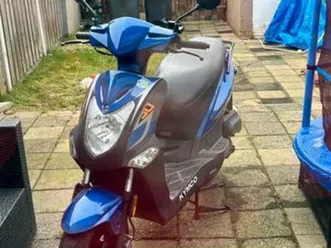 kimco agility 50cc blauwe — scooters | kymco — marktplaats