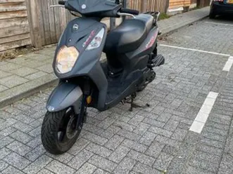 sym orbit 2 2017 geel kenteken zuinig — scooters | sym — marktplaats