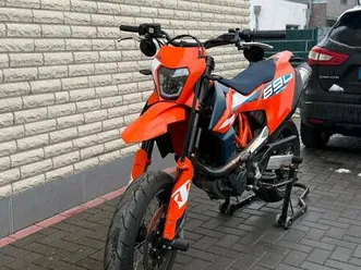 ktm smc-r 690 mit leovince komplettanlage