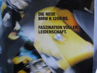 motorradprospekt die neue bmw k 1200 rs bmw k 1200 rs