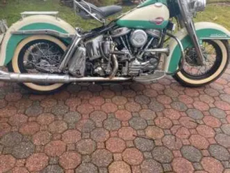 1960 classic harley davidson duo glide panhead kickstart