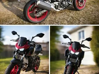 kawasaki z500se ? – 3400 km – rouge & noir