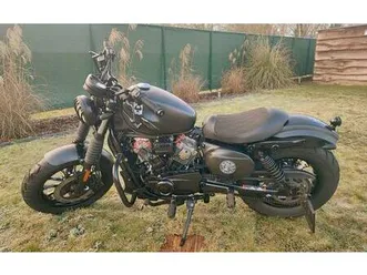 ② hyosung gv 125 s custom bobber mat zwart te koop