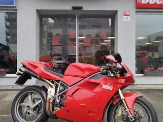 ducati 996 h2, nová v čr, autorizovaný servis, krásný stav