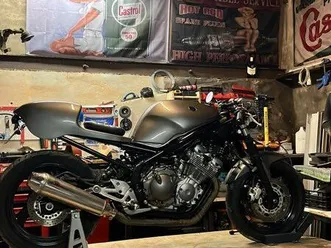 yamaha 600 diversion xj6 cafe racer