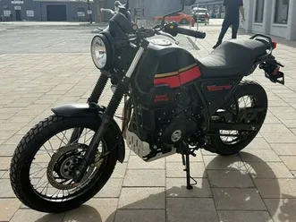 2023 royal enfield scram 411 blazing black