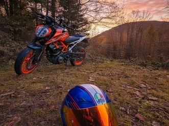 ktm duke 390 (année) - état nickel vs ninja 400