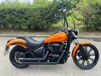 2014 14 kawasaki vn 900 ccfa custom vn900 cu vance hines crusier ape hangers