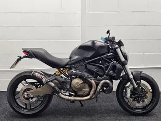 ducati monster 821 dark abs m821 ** sc project exhaust - all keys and books **