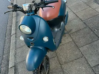 unu classic 2 kw elektroroller 45 km/h mit akku & ladegerät