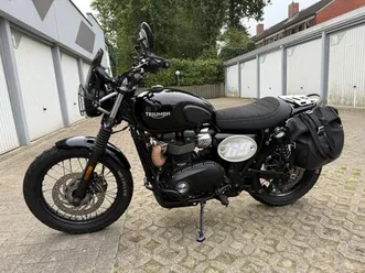 triumph street scrambler 900, top bike mit super zubehör