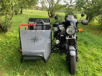 bmw k1100 gespann mit pohl-boot