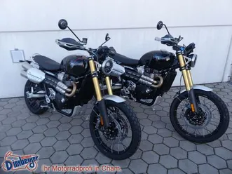 triumph scrambler 1200 xe mod 2025 = 2350,- gespart
