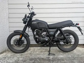 moto brixton felsberg 125 cc noir mat