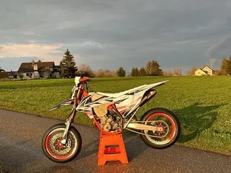 verkaufe supermoto ktm exc 350 six days