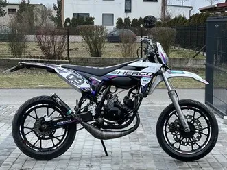 sherco sm se 75/50 supermoto nie, rieju, derbi yamaha beta bierawa