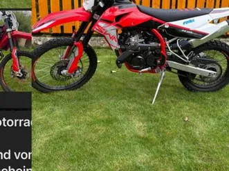 swm rs 125r enduro motorrad rot