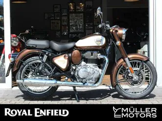 royal enfield classic 350 medallion brown +2026+tripper+led+