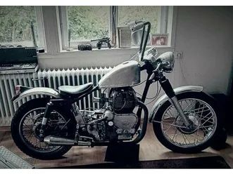 royal enfield meteor minor 500 ccm custom racer chopper bobber