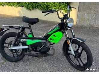 mbk 51 magnum magmax noir et verte d origine ou reprise mobylette voiture