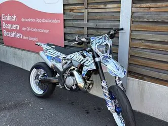 ktm 150 exc supermoto blau