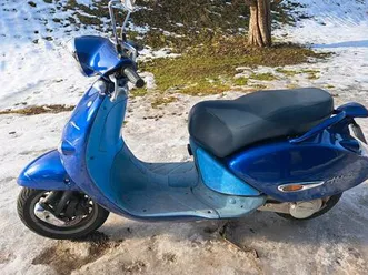 aprilia 50 ccm habana blau getrenntschmierung