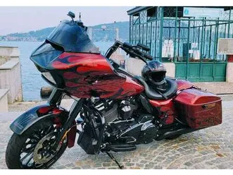 harley-davidson road glide 107 hard candy custom rarissima !!! rosso