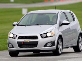 2012 chevrolet sonic 2lt
