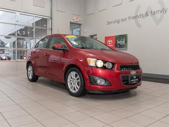 2012 chevrolet sonic 2lt