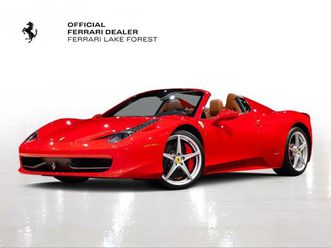 2015 ferrari 458 spider base