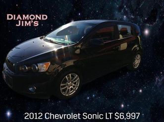 2012 chevrolet sonic 2lt