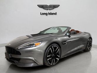 certified 2016 aston martin vanquish volante