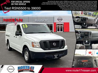 used 2013 nissan nv cargo nv1500 s v6